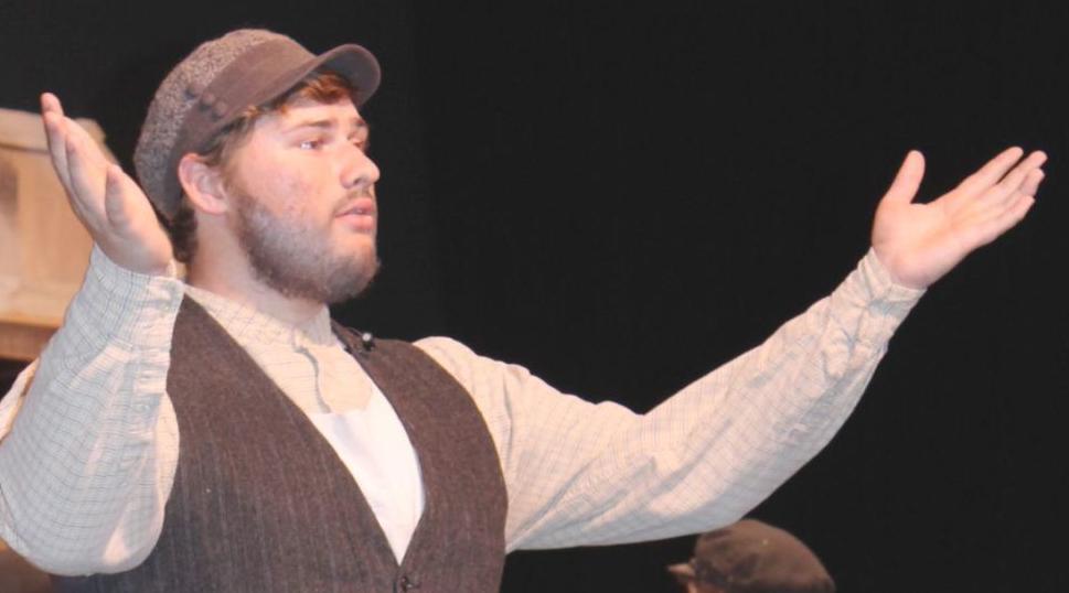 Frank Lenney as Tevye in "Fiddler on the Roof"